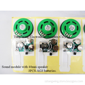 Music Chip for Greeting Card